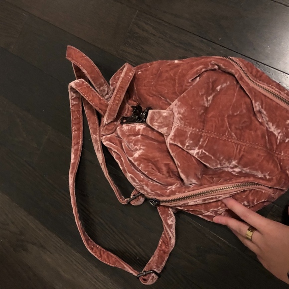 Rebecca Minkoff Julian Backpack Pink Velvet main image 4